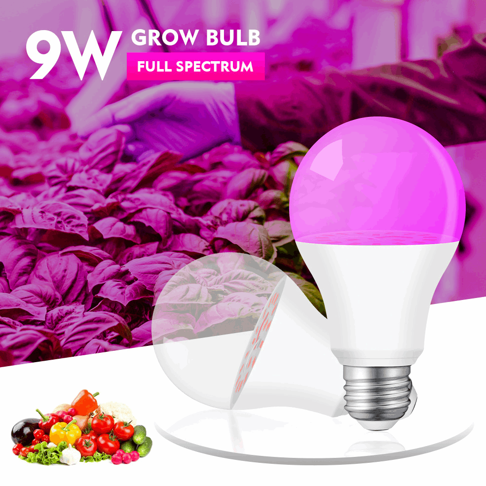 E27 Lampe Plante Ampoule 35W Led Plant Grow Light Full Spectrum